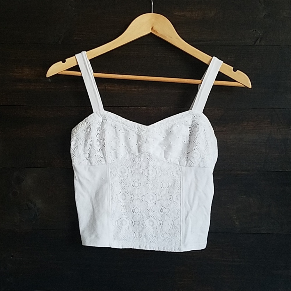 White Crop Top